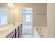 Bright bathroom featuring a double sink and garden tub at 2819 Hillside Way, Decatur, GA 30034