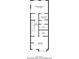 Detailed floor plan of primary bedroom, primary bath, bedroom, WIC, and hall at 2819 Hillside Way, Decatur, GA 30034