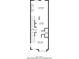 Detailed floor plan showing layout of living room, kitchen, dining area, hall, and bath at 2819 Hillside Way, Decatur, GA 30034