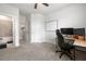 Bedroom featuring a desk and chair, perfect for a home office or study area at 514 Cunninghame Ct, Peachtree City, GA 30269