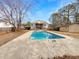 Backyard pool with a spacious patio area, perfect for outdoor entertaining at 5281 Brookshire Ct, Douglasville, GA 30135