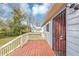 Spacious outdoor deck perfect for relaxation or entertaining, with backyard views at 16 Wadley Nw St, Atlanta, GA 30314