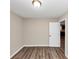 Inviting bedroom space featuring laminate floors, neutral paint, and ample closet space at 16 Wadley Nw St, Atlanta, GA 30314