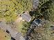 This aerial image showcases the house and surrounding greenery, offering a glimpse of the neighborhood at 1824 Evans Sw Dr, Atlanta, GA 30310
