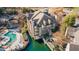 Breathtaking aerial view of the community showcasing the pool, waterways and architecture at 504 Mill Pond Ct, Smyrna, GA 30082