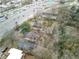 Aerial view of the home and property with yellow perimeter outline and traffic in the background at 1137 Fortress Sw Ave, Atlanta, GA 30315