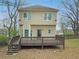 Two-story home with a large wooden deck overlooking a spacious backyard at 1137 Fortress Sw Ave, Atlanta, GA 30315