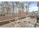 Beautiful outdoor deck with multiple seating areas perfect for entertaining guests at 2205 Parliament Dr, Lawrenceville, GA 30043
