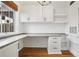 Bright office with built-in storage and countertops and hardwood flooring at 2232 Dunseath Nw Ave # 303, Atlanta, GA 30318
