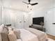 Modern bedroom with hardwood floors and tv at 580 Hutchens Se Rd, Atlanta, GA 30354