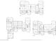 The floor plan shows detailed layouts for the basement, first floor, and second floor of the home at 10 Club Ct, Alpharetta, GA 30005