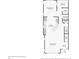 First level floorplan of kitchen, living area, dining, entry, bathroom and balcony at 1199 Huff Rd # 121, Atlanta, GA 30318