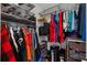 Organized walk-in closet with wire shelving, hanging rods, and ample storage space for clothes and accessories at 2479 Peachtree Ne Rd # 912, Atlanta, GA 30305