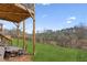 Backyard and wood-style porch of the house at 4270 Pleasant Woods Dr, Cumming, GA 30028