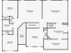 Second floor plan displaying bedrooms, closets, and bathrooms for a comprehensive view of the home's layout at 4270 Pleasant Woods Dr, Cumming, GA 30028