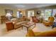 Comfortable living room featuring plush seating, a coffee table, and bright windows at 500 Bainbridge Dr, Atlanta, GA 30327