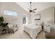 Serene bedroom featuring a ceiling fan and neutral decor at 985 Ponce De Leon Ne Ave, Atlanta, GA 30306