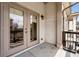 Balcony accessible via glass doors, offering views and ample space to relax outside at 3066 Quantum Ln # 24, Atlanta, GA 30341