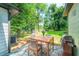 Backyard patio with grill, dining table, and chairs at 1251 Richland Sw Rd, Atlanta, GA 30310