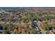 Scenic aerial view of a neighborhood showcasing the property nestled among mature trees at 3310 Bryan Way, Marietta, GA 30008
