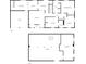 Floor plan with garage, kitchen, living room, bedrooms, basement with a workshop, and baths at 3310 Bryan Way, Marietta, GA 30008