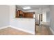 Modern kitchen with stainless steel appliances and breakfast bar at 7416 Toccoa Cir, Union City, GA 30291