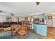 Open concept kitchen and dining area with stainless steel appliances and lots of natural light at 8 Colonial Club Se Dr, Acworth, GA 30102