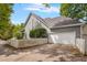 Two-car garage, fenced yard, and gray siding provide great curb appeal to this home at 2149 Whittier Nw Pl, Atlanta, GA 30318