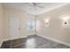 Bedroom featuring tile flooring, neutral walls, and a window with a natural view at 955 Juniper Ne St # 4125, Atlanta, GA 30309