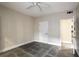 Bedroom featuring tile flooring, neutral walls, and doorway to an adjacent kitchen at 955 Juniper Ne St # 4125, Atlanta, GA 30309