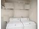 Laundry room featuring a side-by-side washer and dryer set, and wire shelving at 955 Juniper Ne St # 4125, Atlanta, GA 30309