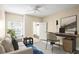 Comfortable home office featuring natural light, neutral tones, and a sleek desk at 955 Juniper Ne St # 4125, Atlanta, GA 30309