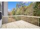 Back deck with a view of the surrounding foliage at 2725 Palmview Sw Ct, Atlanta, GA 30331