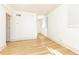 Bright bedroom featuring hardwood floors and a well-lit, minimalist design at 589 Auburn Ne Ave # F, Atlanta, GA 30312