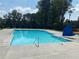 Outdoor pool featuring concrete deck and metal handrails at 3336 Cranston Ln, Kennesaw, GA 30144