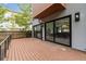 Large wooden back deck perfect for outdoor seating and entertaining at 1653 Wayland Ne Cir, Brookhaven, GA 30319