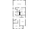 Detailed floor plan showcasing the layout of the bedrooms, bathrooms, and laundry area at 3624 Silvery Way, Powder Springs, GA 30127