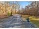 Community driveway leading into Rivermont The Park neighborhood at 406 Hawkstone Way, Alpharetta, GA 30022