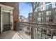 Balcony overlooking street and adjacent building at 850 Piedmont Ne Ave # 1302, Atlanta, GA 30308