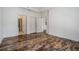 Spacious bedroom featuring hardwood floors, access to bathrooms and closets at 850 Piedmont Ne Ave # 1302, Atlanta, GA 30308