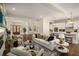 Spacious open-concept living area seamlessly connects the living room and kitchen, perfect for modern living at 993 Northrope Ne Dr, Atlanta, GA 30324