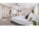 Large bedroom featuring neutral colors, vaulted ceiling, ceiling fan, and natural light at 3331 Casa Linda Dr, Decatur, GA 30032