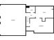 Blueprint shows a home basement with attached garage, bathroom, hallway and staircase at 31 Wyngate Ct, Dallas, GA 30157