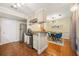 Charming kitchen view features stone countertops and modern appliances at 6105 Queen Anne Ct, Norcross, GA 30093