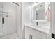 Modern bathroom featuring a sleek vanity, glass-enclosed shower, and stylish fixtures for a spa-like experience at 31 Greenland Trce, Atlanta, GA 30342