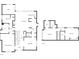 Detailed floor plan of the home's first and second floors, showcasing the layout and room dimensions at 31 Greenland Trce, Atlanta, GA 30342