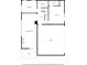 Basement floor plan featuring a recreation room, garage, deck, and kitchenette at 31 Greenland Trce, Atlanta, GA 30342