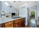 Spacious kitchen features a gas stove, stainless steel fridge, and hardwood floors at 31 Greenland Trce, Atlanta, GA 30342