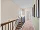 Upstairs hallway with carpet and light colored walls at 315 Skye Ln # 50, Cartersville, GA 30121