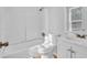 Bathroom with shower and a white vanity at 5338 Timor Trl, Lithonia, GA 30038